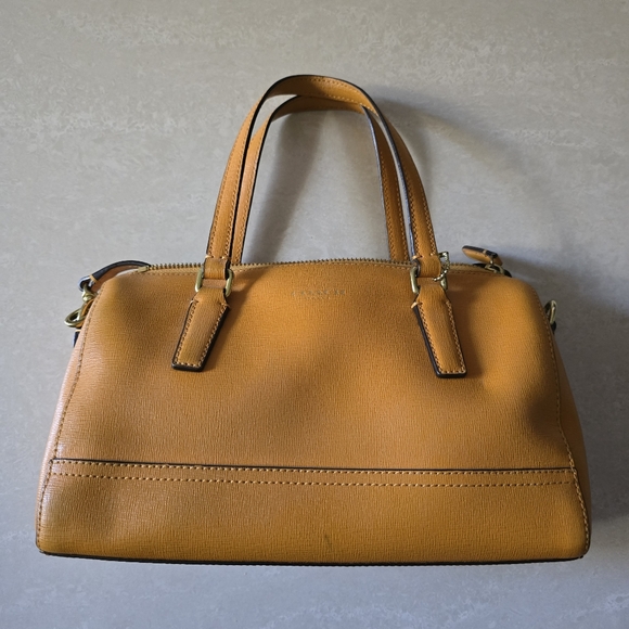 Coach Leather Mini Satchel - Marigold - OS - Picture 6 of 7